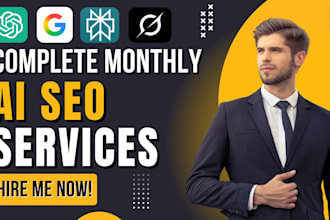do monthly ai seo for your website to rank on google and ai search rankings