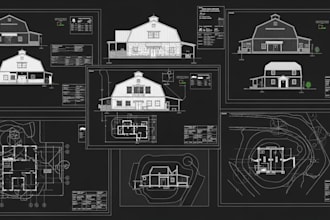 create custom barndominium floor plans and construction drawings