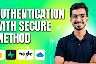 integrate secure login, email authentication with firebase