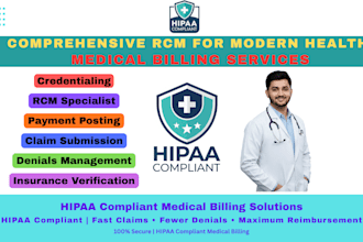 be your credentialing, medical billing hipaa rcm specialist