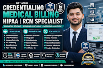 be your credentialing, medical billing hipaa rcm specialist