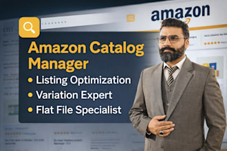 be your amazon catalog manager and listing optimization expert