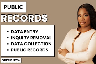 do public records research as a professional virtual assistant