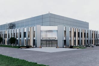 be 3d cgi provider,retail development,warehouse exterior,industrial walkthrough