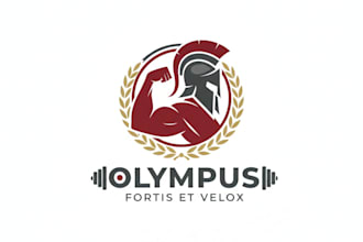 design a powerful and professional fitness logo