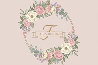 design a beautiful and professional florist logo