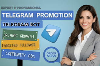 do organic growth for telegram marketing promotion, twitter x crypto marketing