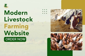 modern livestock farming website poultry products website