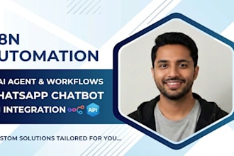 n8n automation n8n ai agent n8n workflow n8n whatsapp chatbot api integration