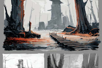 create breathtaking environmental concept art