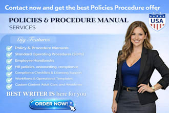 write policy and procedure manual for homecare health care adult care sops nemt