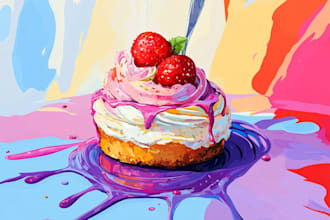 food pop art of your food pop art