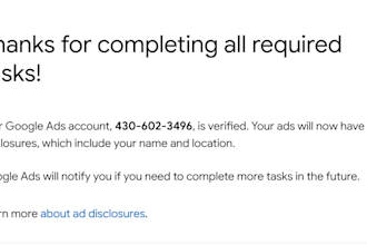 do google ads advertiser verification