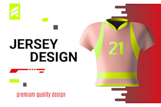 design an amazing jersey for your team, esport jersey, sublimation design