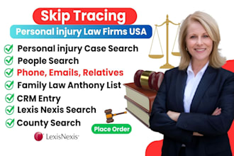 skip trace for personal injury clients using lexisnexis and people search tools