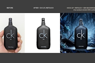 high end product retouching natural and professional look