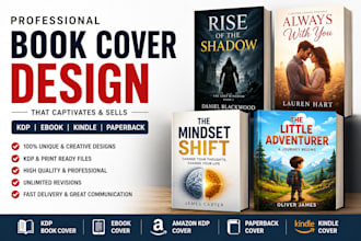 do modern book cover design kdp book cover book design kindle paperback cover