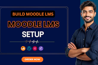 moodle lms setup and customization for training websites