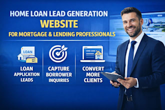 home loan lead generation website for mortgage and lending professionals