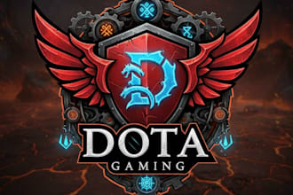 design a professional dota gaming logo