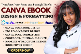 do canva ebook design kdp paperback kindle ebook formatting and layout design