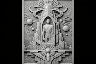 create high detail 3d bas relief models cnc engraving laser carving coin model