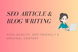 write unique and plagiarism free articles and blogs
