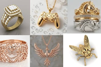 3d cad jewelry design realistic cad modeling with high quality renders