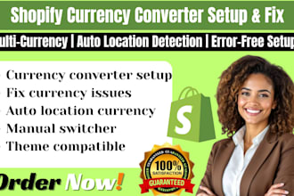 setup shopify currency or fix shopify currency converter on your shopify store