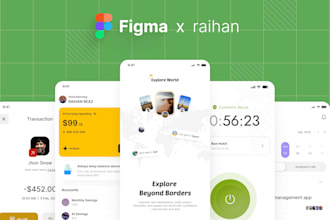 design and redesign mobile apps UI UX in figma