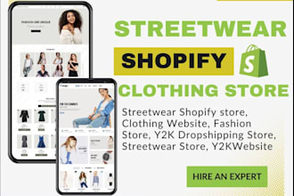 build y2k clothing store fashion boutique brand streatwear shop vintage website