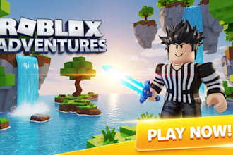 make a detailed 3d roblox gfx thumbnail for your game, youtube or profile
