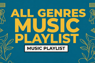 do organic music promotion for rnb, pop, christian rap music on leading playlist