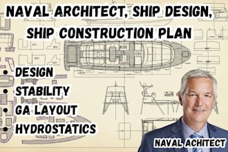 do naval architect, ship design, ship construction plan yacht design