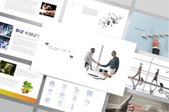 design professional corporate powerpoint presentations and pitch decks