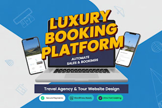build a travel agency website or tour booking website