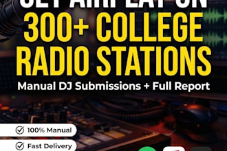 submit your music to US college radio