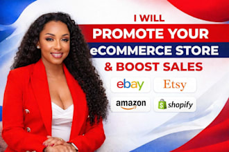 boost shopify store, ebay, amazon, redbubble, etsy store