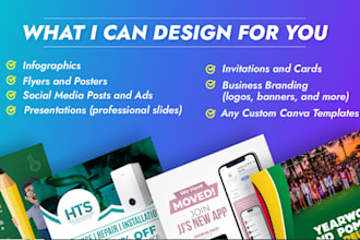 create professional canva graphic designs