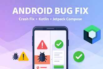 fix bugs or crashes in android apps using kotlin and jetpack compose