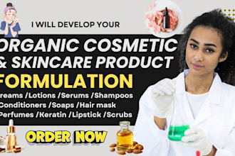 formulate custom cosmetic products, skincare, haircare, personal care