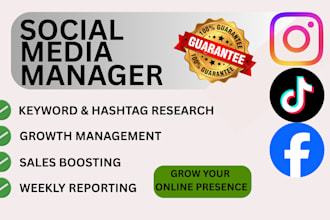 social media marketing manager social media content creator social media manager