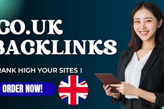create 25 permanent co uk backlinks with high quality sites