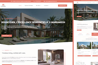 build a professional website for construction and renovation firms