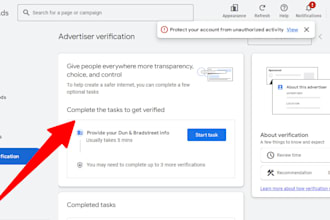 do google ads business operation verification
