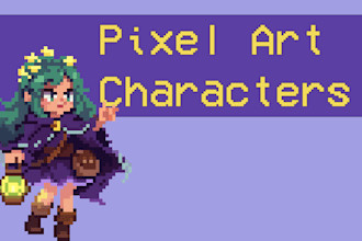 create custom pixel art characters
