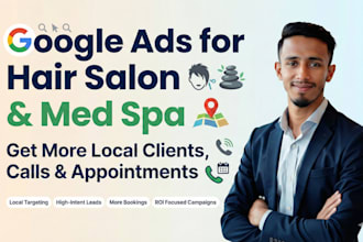 run google ads for hair salon and med spa to generate local clients