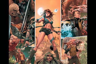 do comic book illustration comic art