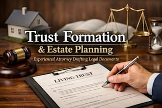 assist with trust formation and estate planning documentation legally
