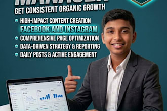 professionally manage your facebook and instagram presence